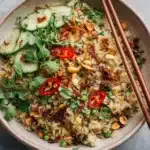 Satay Crispy Rice Salad Recipe