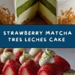Strawberry Matcha Tres Leches Cake Recipe