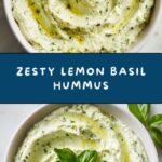 Lemon Basil Hummus Recipe