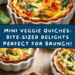 Mini Veggie Quiches: Easy Recipe for a Tasty Snack! Recipe
