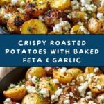 Roasted Potatoes with Baked Feta and Garlic Recipe