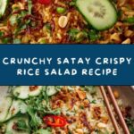 Satay Crispy Rice Salad Recipe