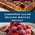 Cinnamon Sugar Belgian Waffles Recipe