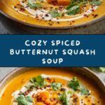 Spiced Butternut Squash and Sweet Potato Soup Recipe