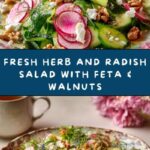 Herb and Radish Salad with Feta and Walnuts Recipe