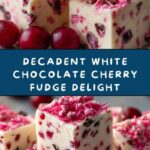 White Chocolate Cherry Fudge Recipe