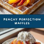 Fluffy Peach Waffles Recipe