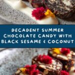 Summer Chocolate – Black Sesame – Coconut Candy Recipe