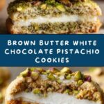 Brown Butter White Chocolate Pistachio Cookies Recipe