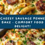Cheesy Sausage Penne Bake Recipe