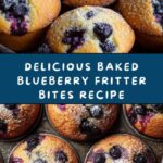 Baked Blueberry Fritter Bites Recipe