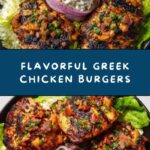 Greek Chicken Burgers Recipe