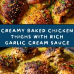Creamy Oven Baked Chicken Thighs Recipe