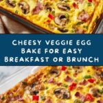 Cheesy Veggie Egg Bake Recipe