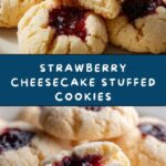 Strawberry Cheesecake Stuffed Cookies Recipe