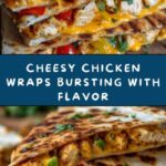 Tasty Cheesy Chicken Wraps Recipe
