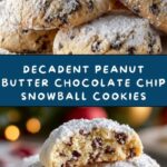 Peanut Butter Chocolate Chip Snowball Cookies Recipe
