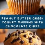 Greek Yogurt Peanut Butter Muffins with Chocolate Chips Recipe