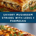 Mushroom Strudel with Leeks and Parmesan Cheese Recipe