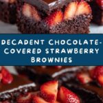 Chocolate-Covered Strawberry Brownies Recipe