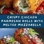 Crispy Chicken Parmesan Rolls Recipe