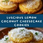 Lemon Coconut Cheesecake Cookies Recipe