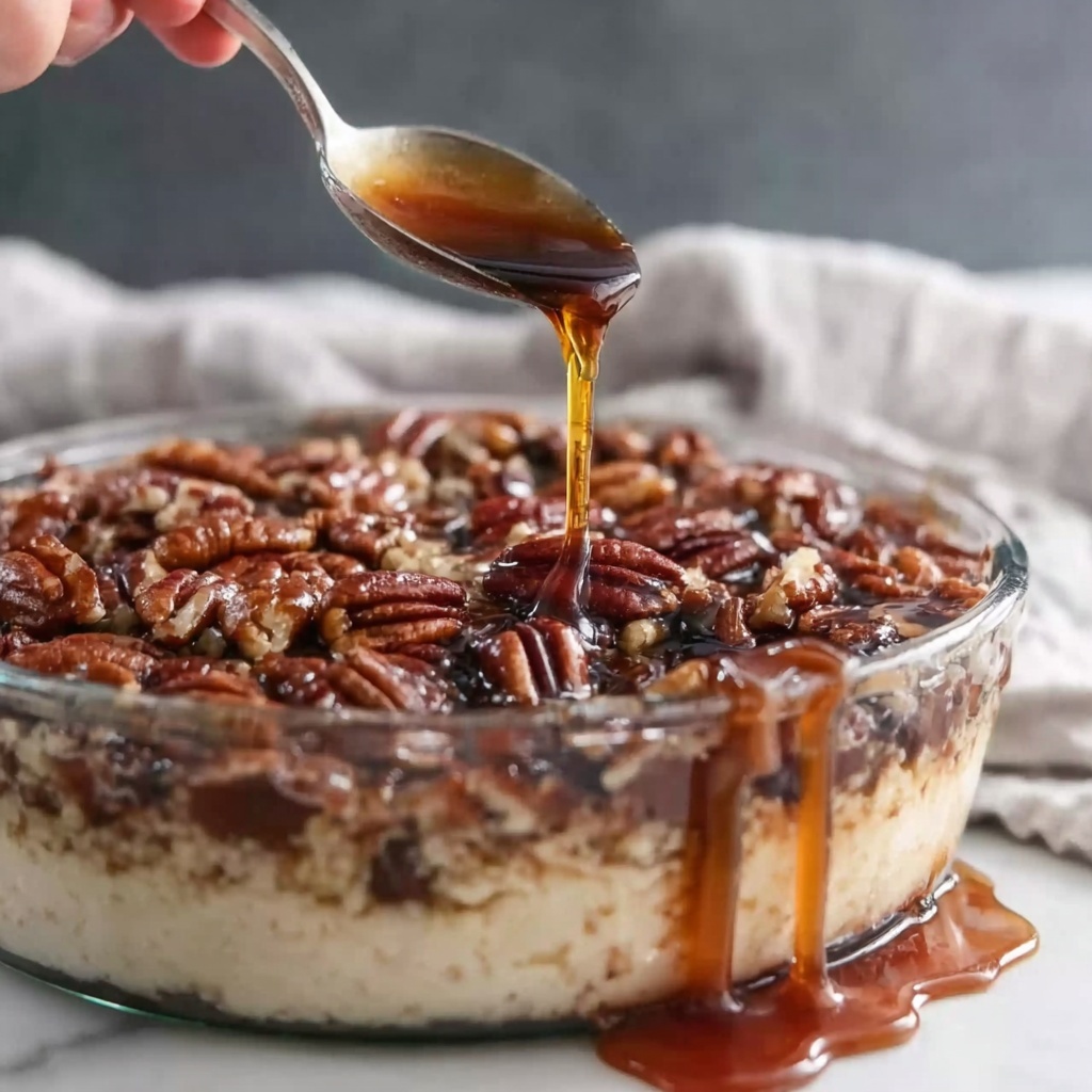 Caramel Pecan Dump Cake Recipe - Recipe Image