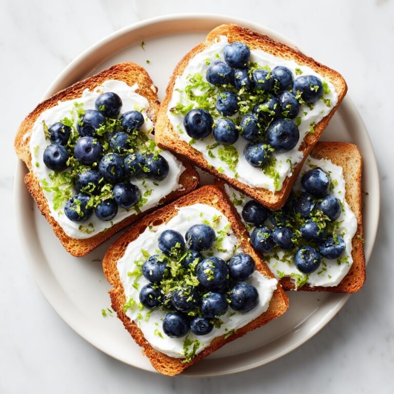 Blueberry Basil Bruschetta Recipe