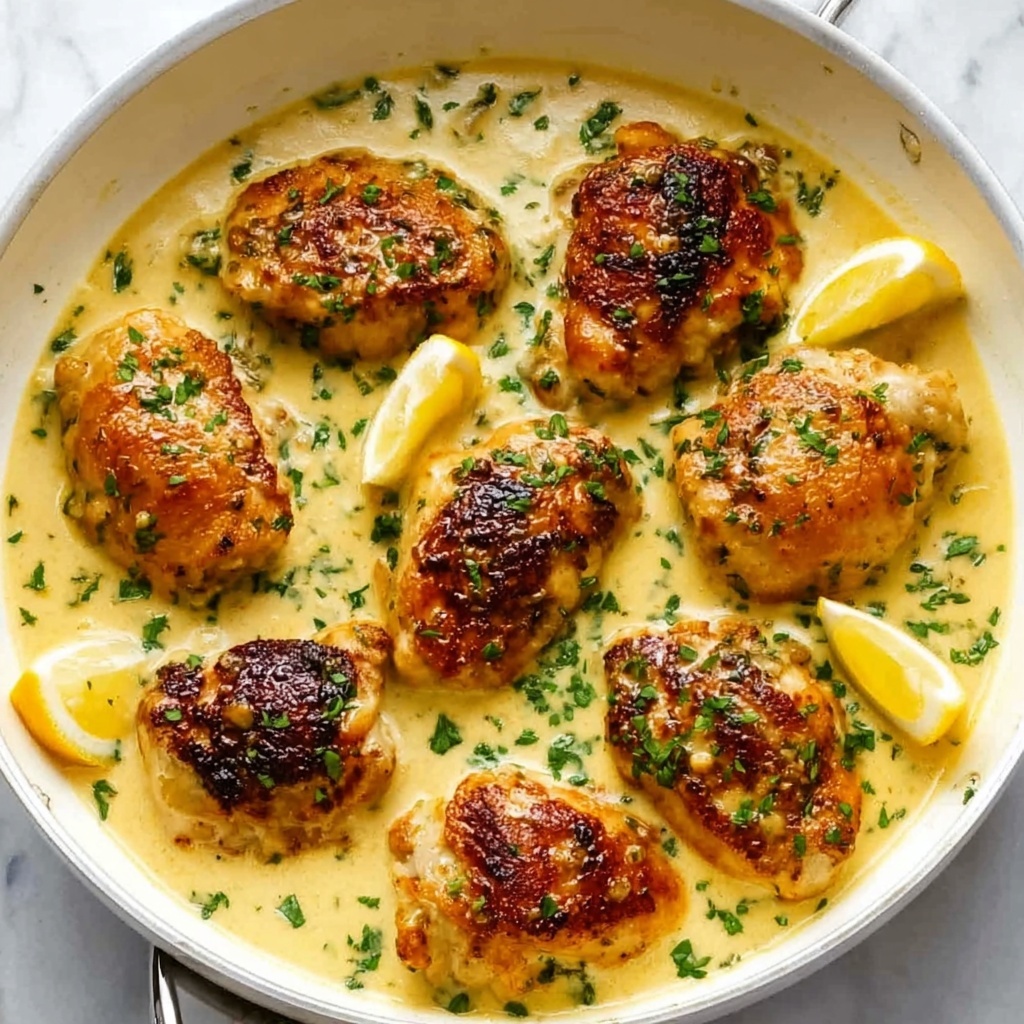 Garlic Parmesan Chicken in a Creamy White Wine Sauce Recipe - Recipe Image