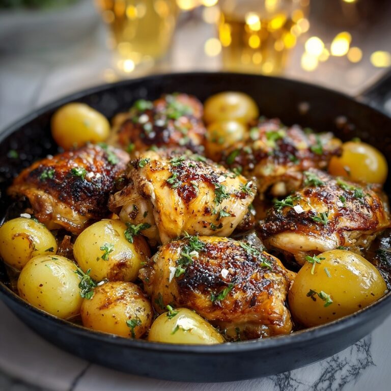 Garlic Parmesan Chicken and Potatoes (One-Pan Dinner) Recipe