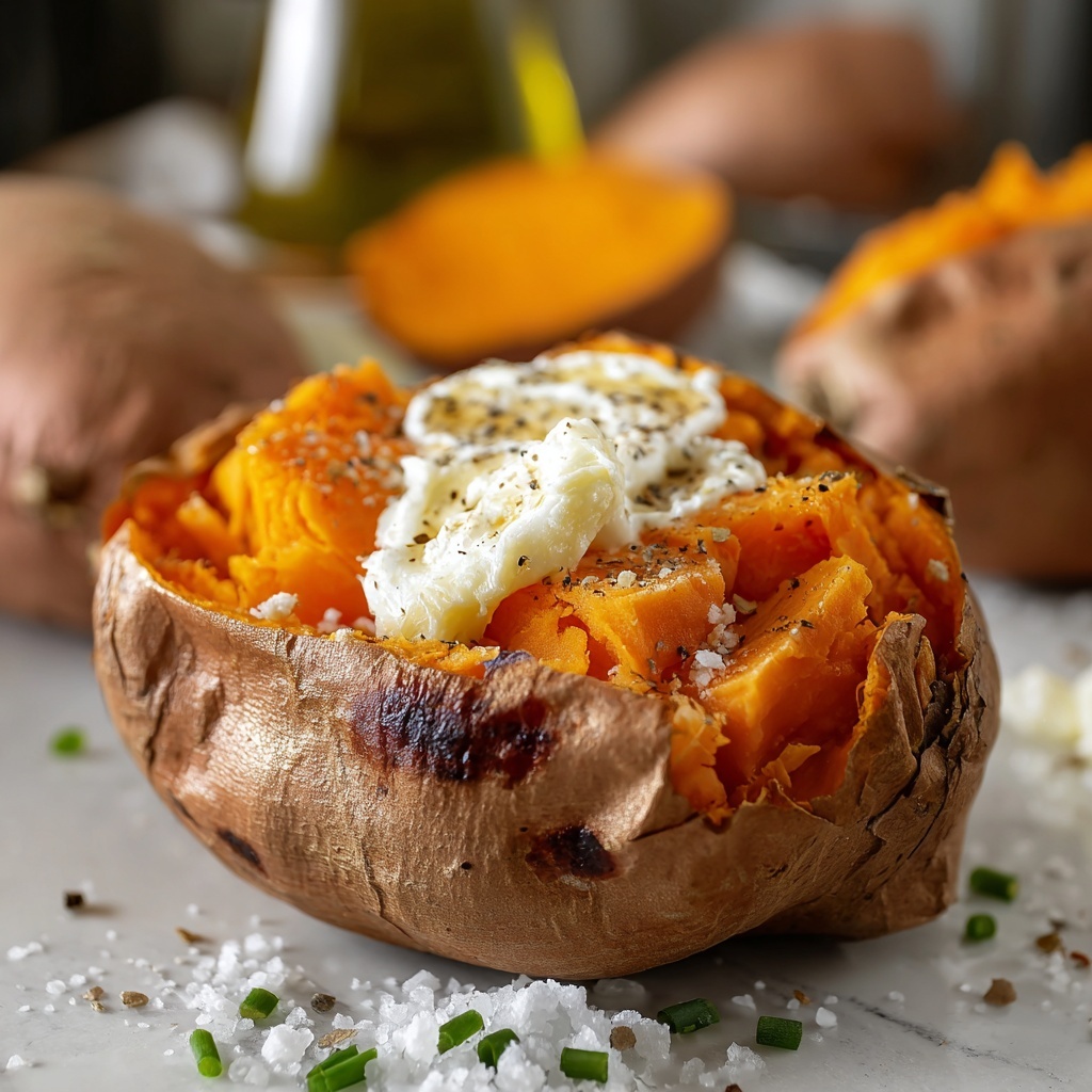Perfectly Baked Sweet Potato Recipe - Recipe Image