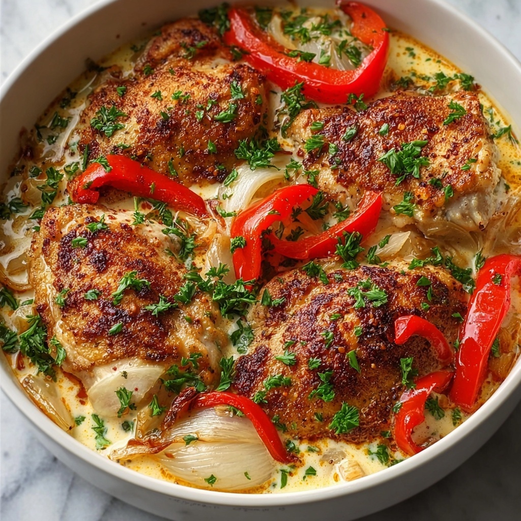 Turkish Chicken with Creamy White Sauce Recipe - Recipe Image