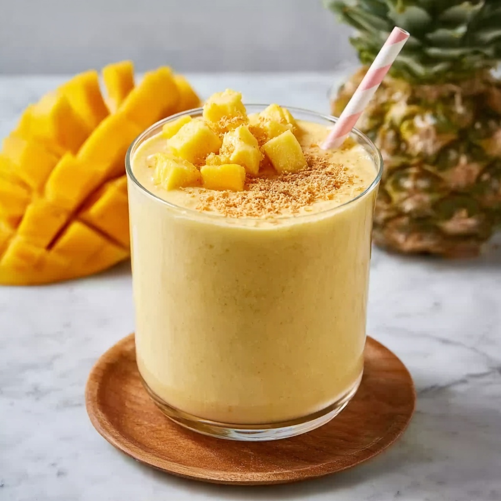 Mango Pineapple Smoothie Bowl Recipe - Recipe Image