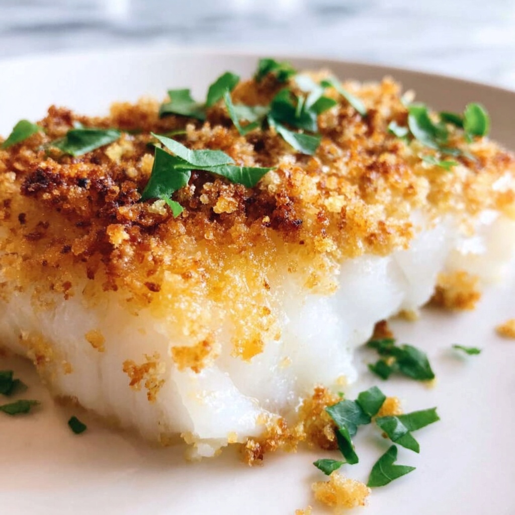 Parmesan Crusted Cod Recipe - Recipe Image