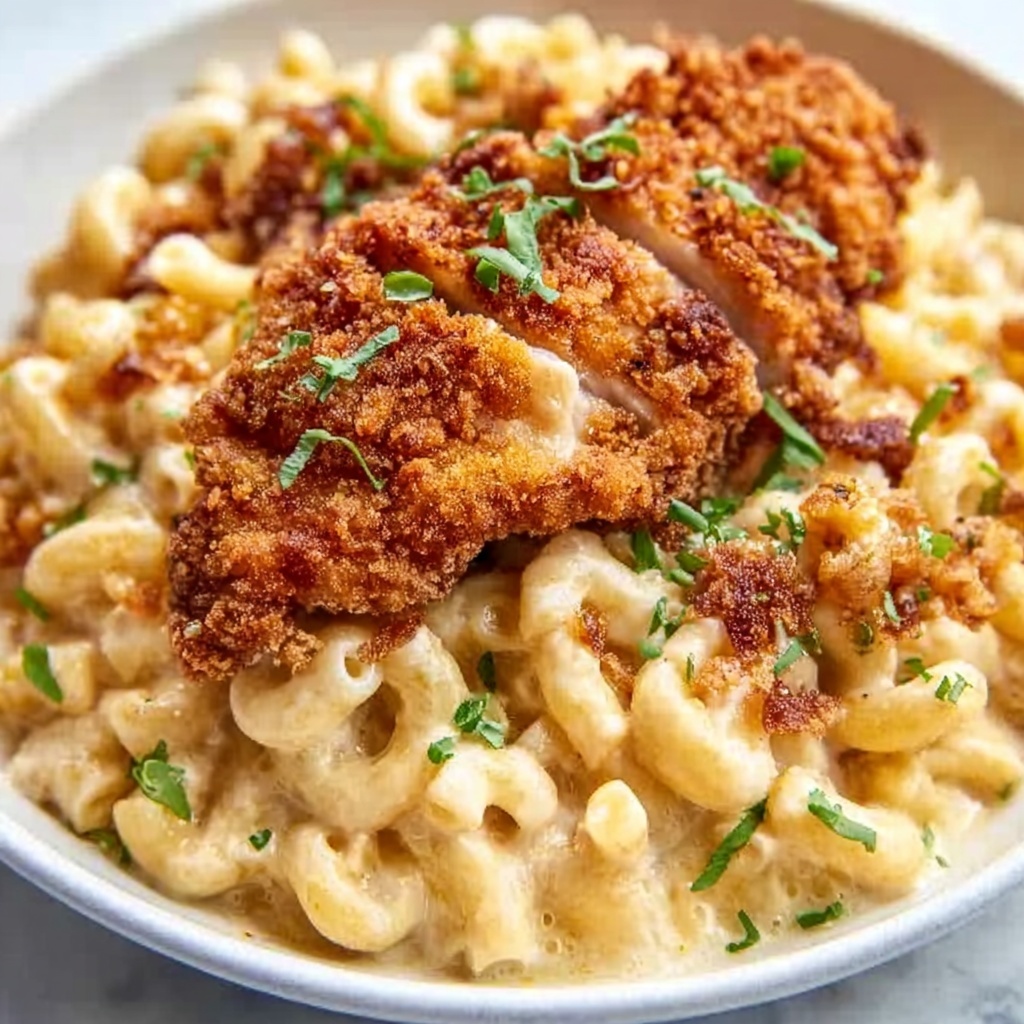 Honey Pepper Chicken Mac and Cheese Recipe - Recipe Image
