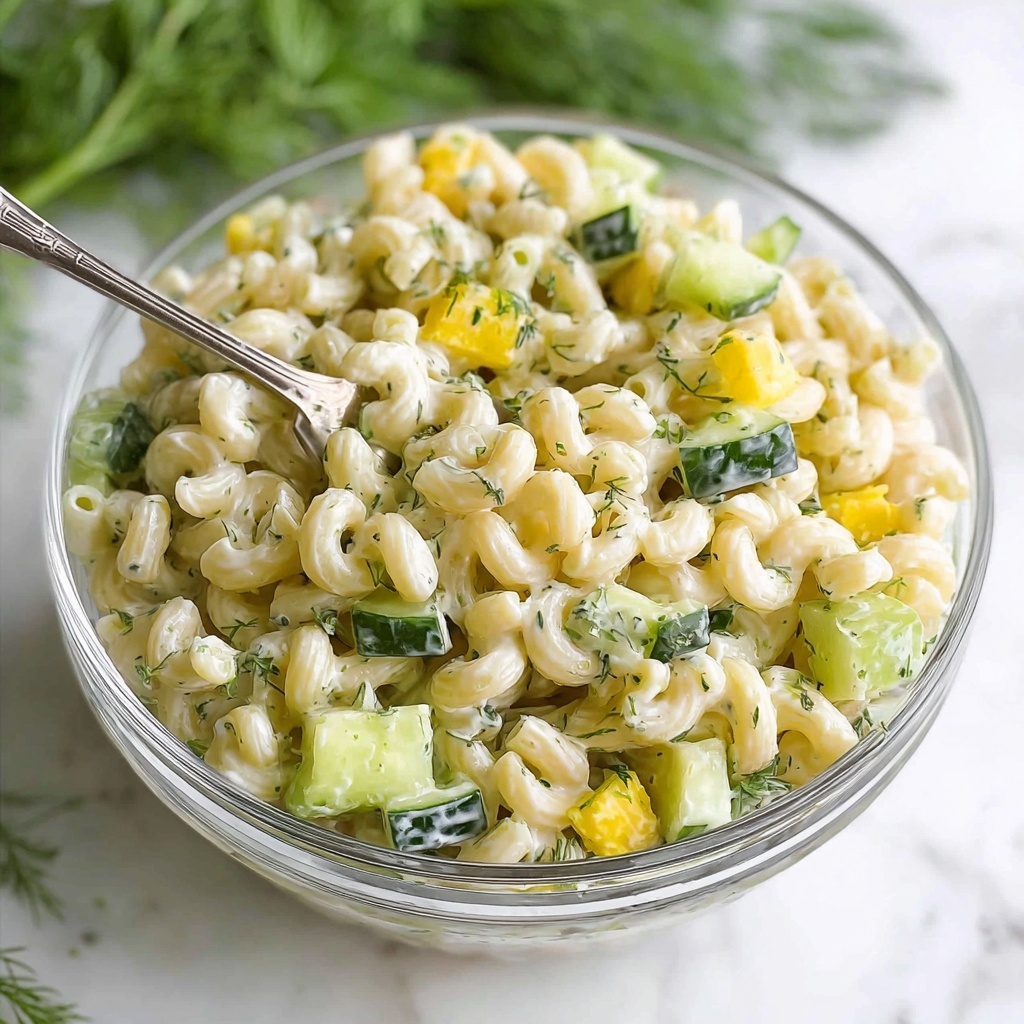 Ultimate Dill Pickle Macaroni Salad Recipe - Recipe Image