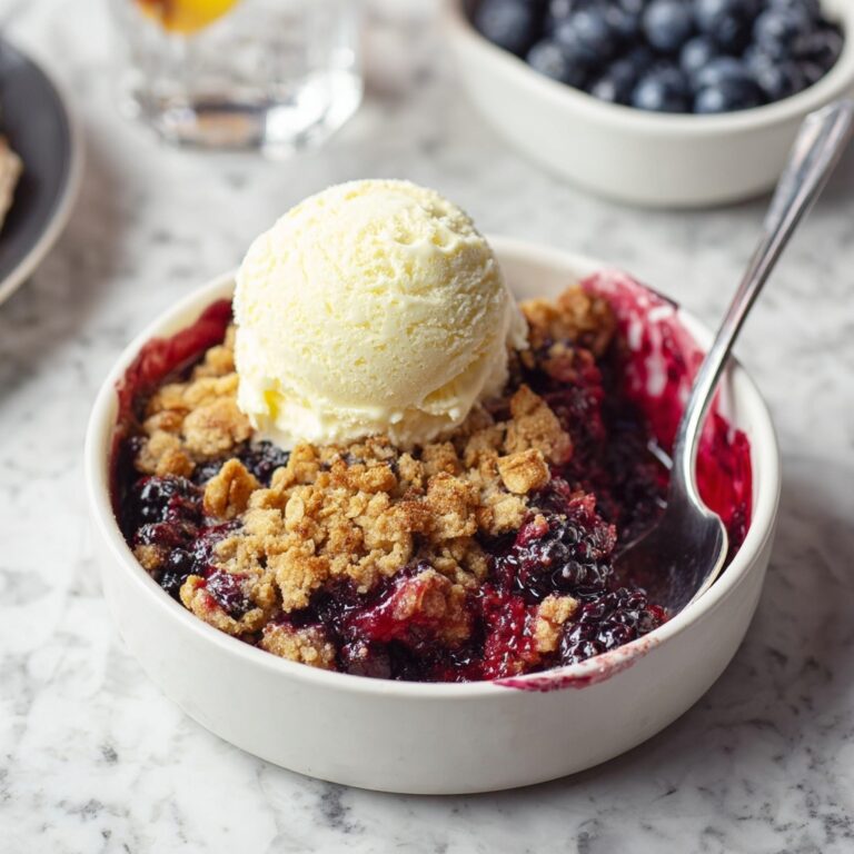 Easy Vegan Triple Berry Crisp Recipe