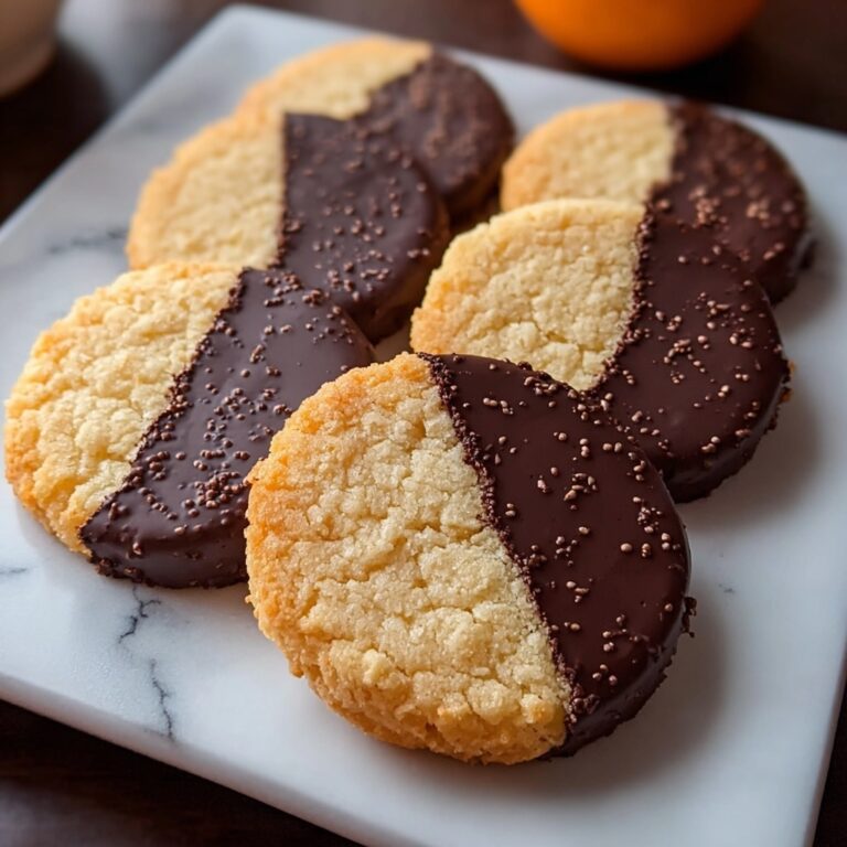 Chocolate Orange Shortbread Cookies Recipe