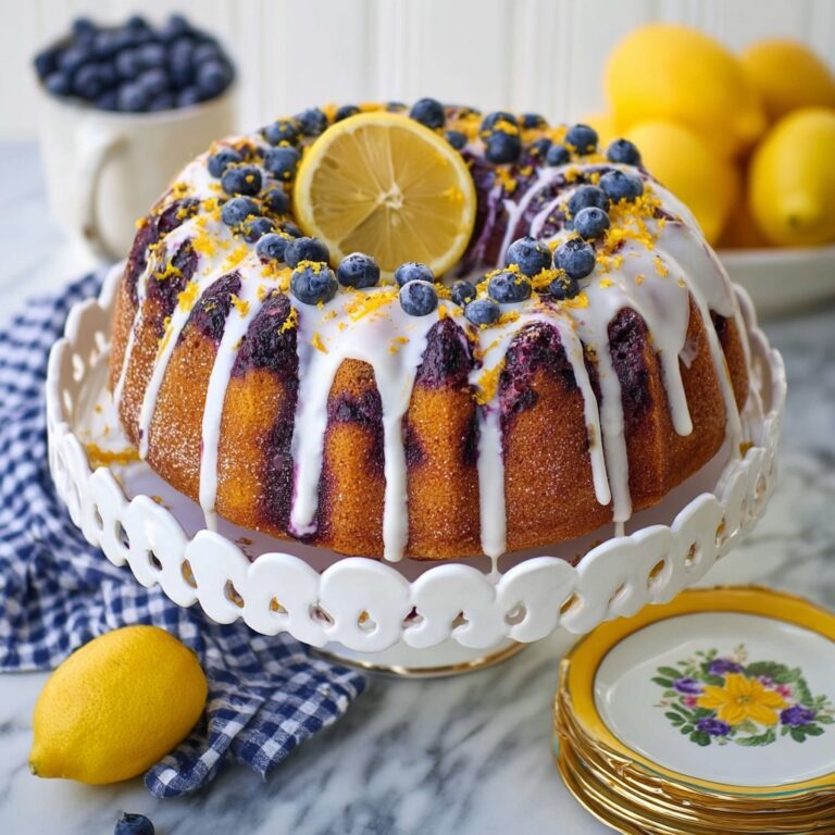 Lemon Berry Bundt Cake Recipe