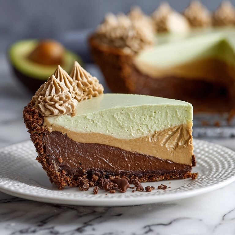 Chocolate Avocado Pie Recipe