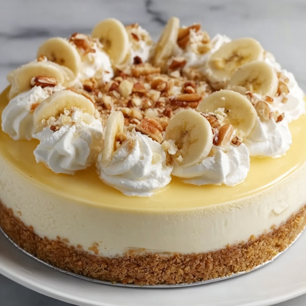 No Bake Banana Pudding Cheesecake Recipe - Recipe Image