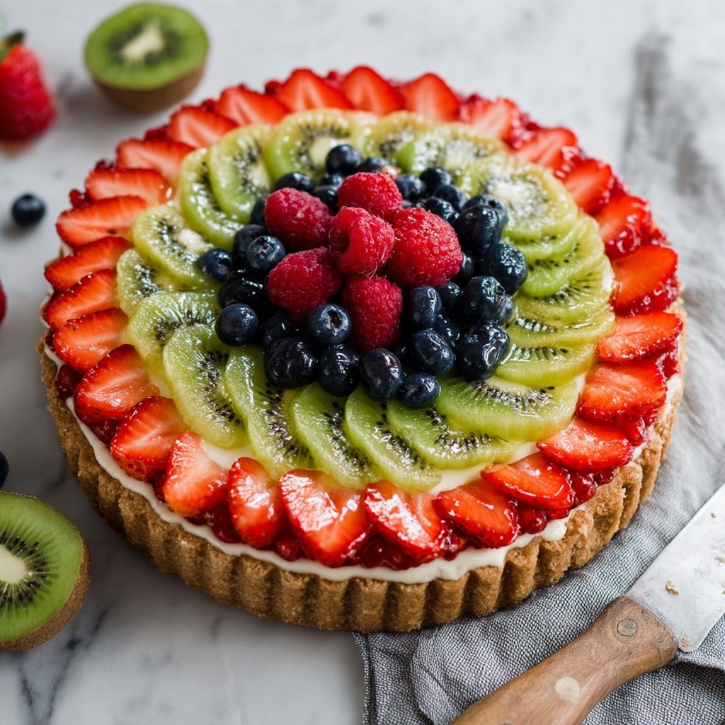 Vegan Fruit Tart Recipe - Recipe Image