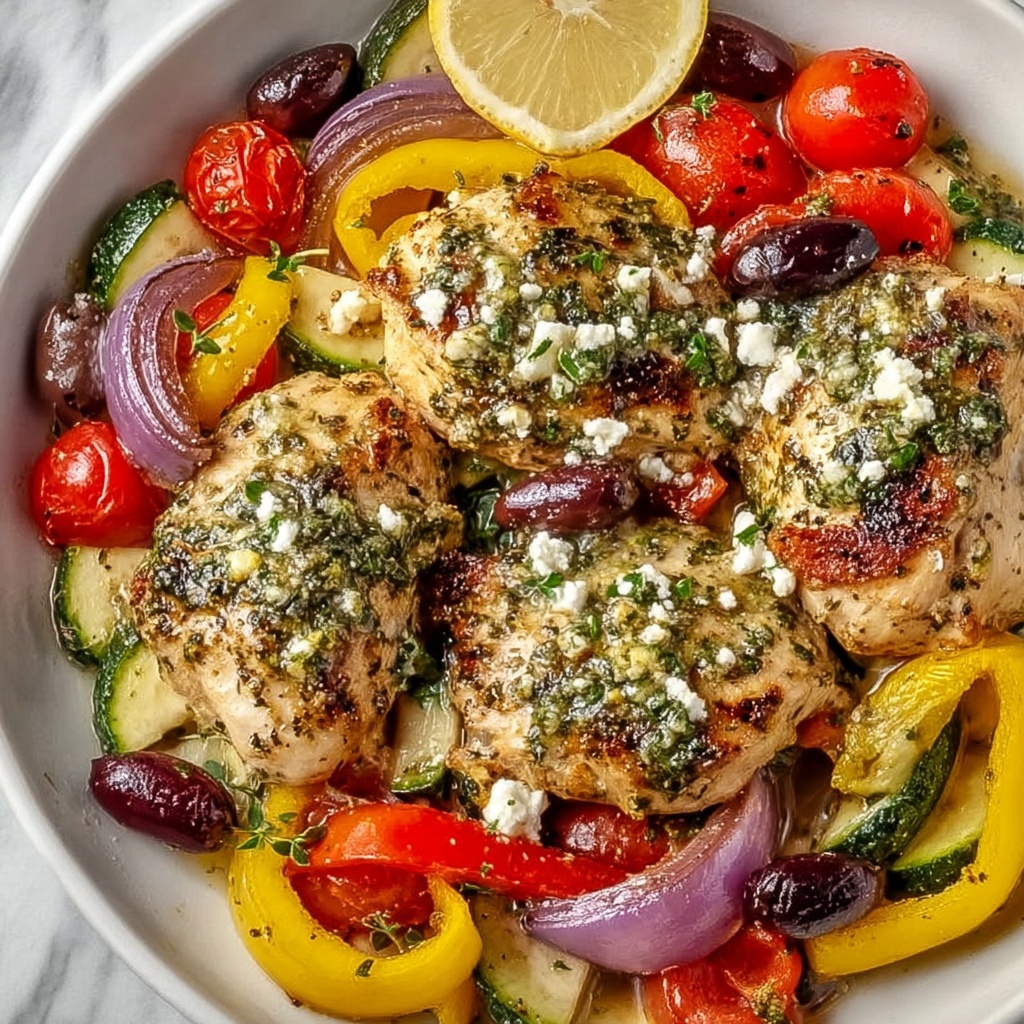Mediterranean Chicken Zucchini Bake Recipe - Recipe Image