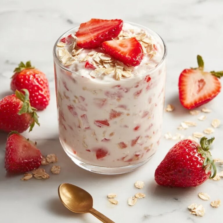 Strawberry Overnight Oats Recipe