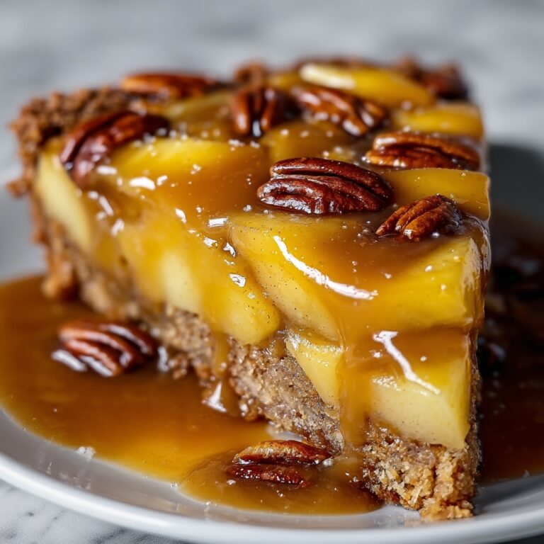 Swedish Apple Cake with Caramel Recipe