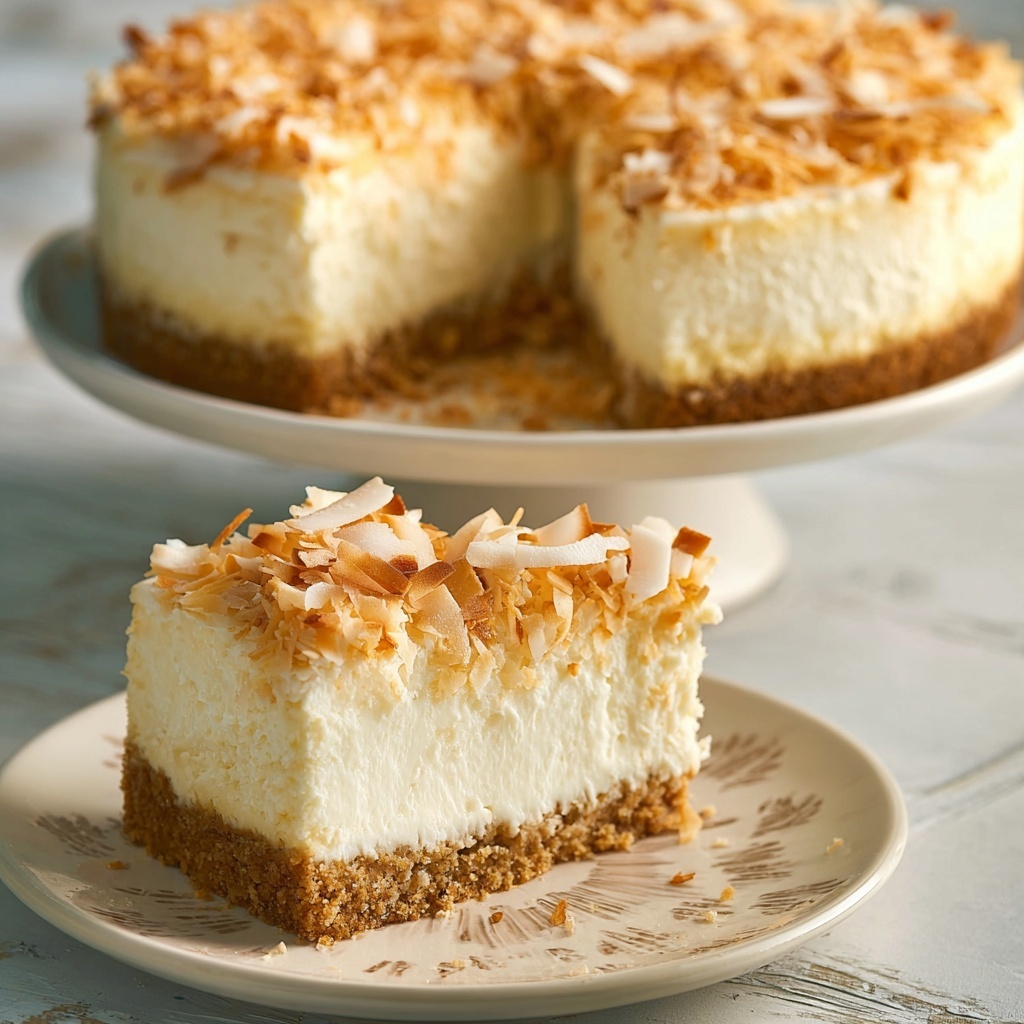 Ultimate Coconut Cheesecake Recipe - Recipe Image