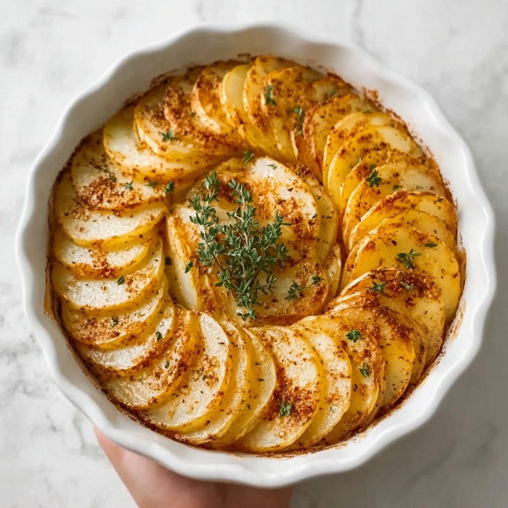 Classic Scalloped Potatoes with Cheesy Béchamel Sauce Recipe - Recipe Image