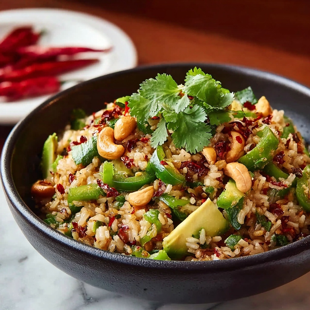 Crispy Rice Salad with Peanut-Chili Dressing Recipe - Recipe Image