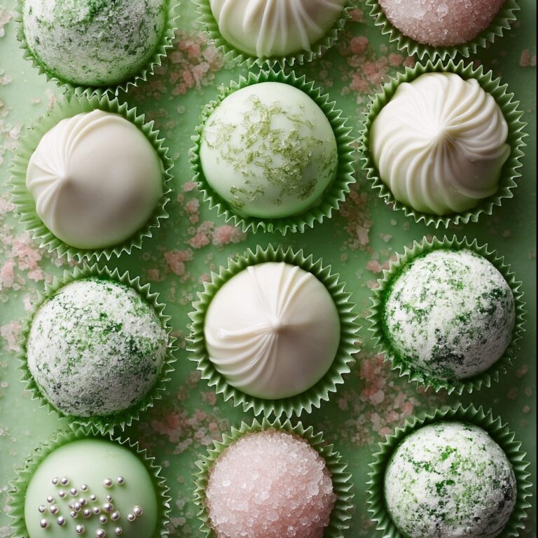 Minty Snowball Cookies Recipe