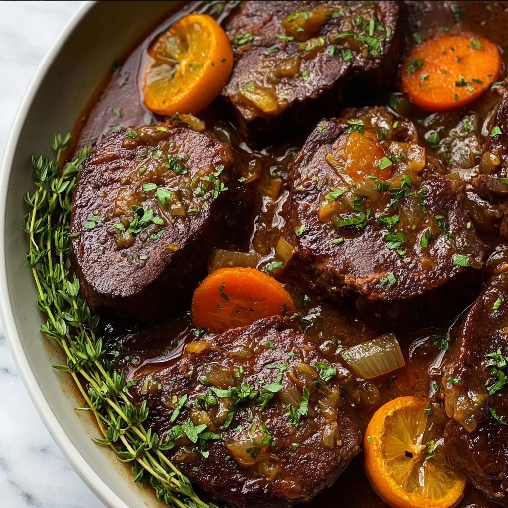 Braised Beef Osso Bucco Recipe - Recipe Image